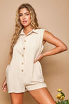 Button Down Romper